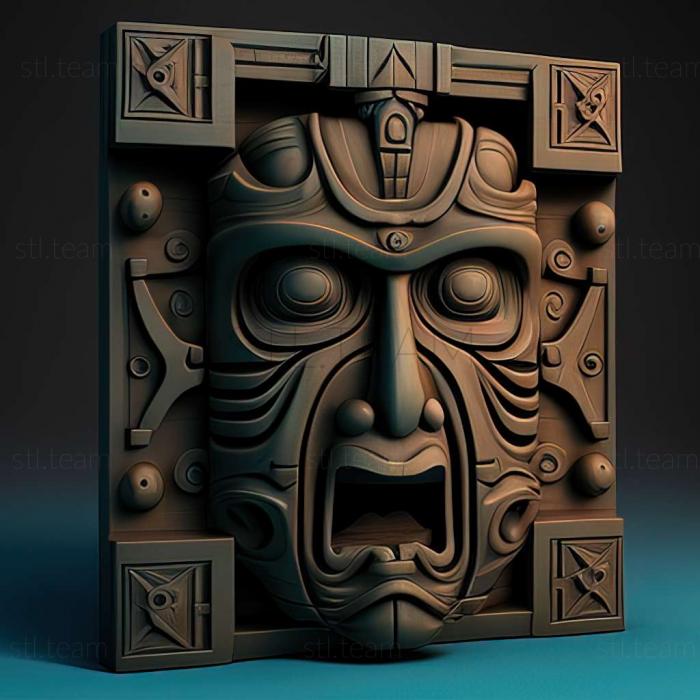3D model Tomb of the Mask game (STL)